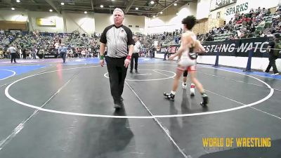 105 lbs Consi Of 16 #2 - Kolby Dennington, Tracy Wrestling Club vs Ivan Brambila, Hotshots