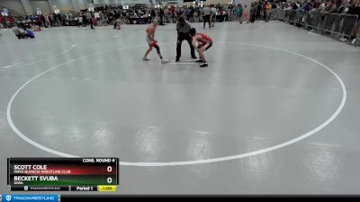 106 lbs Cons. Round 4 - Scott Cole, Mayo Quanchi Wrestling Club vs Beckett Svuba, Iowa