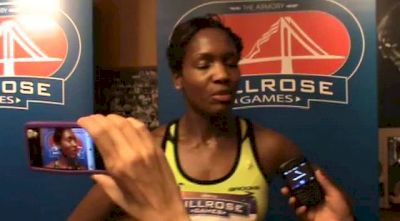 Mary Wineberg gets a nail biter at 106th Millrose Games