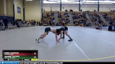 125 lbs Quarterfinal - Dominic Ducato, Saint Cloud State vs Chris Cushman, UW-Eau Claire