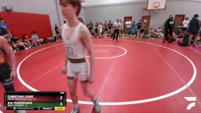 118 lbs Round 1 (6 Team) - Bradley Hiteshew, Built Different vs Kamdin Jenkins, Pirate Wrestling Club