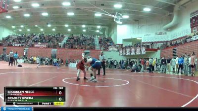 182 lbs Champ. Round 2 - Brooklyn Neece, Club Madison vs Bradley Rivera, Elite Athletic Club