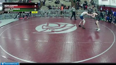 144 lbs Cons. Round 4 - Asher Florence, Shadow Ridge vs Noah Kanakis, Faith Lutheran