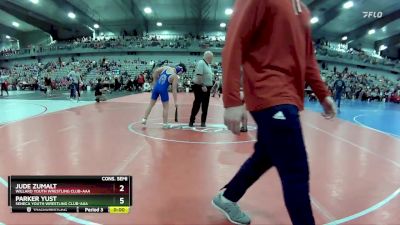 120 lbs Cons. Semi - Frankie (Travis) Milne, Victory Wrestling-AAA vs Collin Schweiss, Ste. Genevieve Youth Wrestling Club-AAA