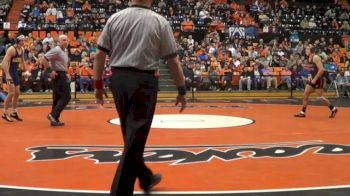 157 lbs match RJ Pena Oregon State vs. Colin Zeerip Mich