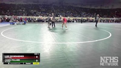 4A-190 lbs Quarterfinal - Caden Pollard, Sallisaw vs Luke Eschenheimer, Cascia Hall