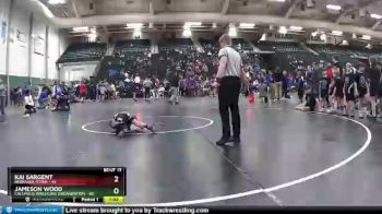 50 lbs Round 5 (6 Team) - Kai Sargent, Nebraska Titans vs Jameson Wood, Columbus Wrestling Organization