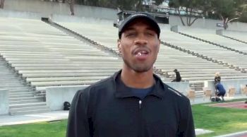 Duane Solomon after surprise loss in the 600m at the 2013 Millrose Games