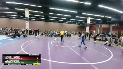 110 lbs Quarterfinal - Hayden Moore, Texas Elite Wrestling Club vs Lucas Walter, Stephenville Wrestling Club