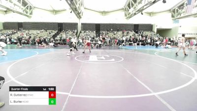 147-H lbs Quarterfinal - Riley Gutierrez, Shore Thing WC vs Luke Burke, Mac Arthur