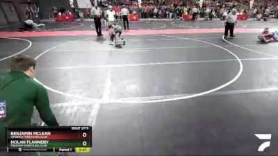 67 lbs Cons. Round 4 - Benjamin McLean, Kimberly Wrestling Club vs Nolan Flannery, Freedom Wrestling Club