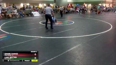 120 lbs Round 2 (16 Team) - Amare Chavez, Iowa Black vs Luke Reitter, PA Alliance