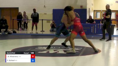 87 lbs Quarterfinal - Arian Khosravy, LAWC/Chaminade vs Fritz Schierl, Minnesota Storm