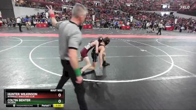 105 lbs Cons. Round 4 - Coltin Benter, Valders vs Hunter Wilkinson, Riverdale Wrestling Club