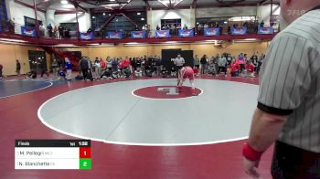 182 lbs Final - Mason Pellegri, Milton vs Nathan Blanchette, Central Catholic