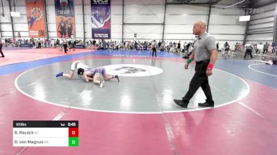 120 lbs Consi Of 32 #2 - Brandon Rayack, NJ vs Brent Von Magnus, MA