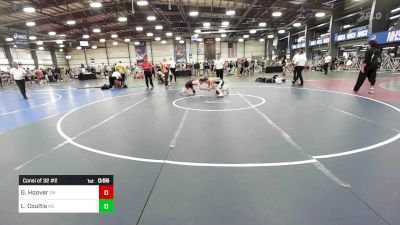 132 lbs Consi Of 32 #2 - Gavin Hoover, OH vs Liam Coultis, KS