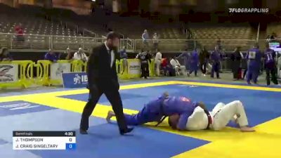 JOSEPH THOMPSON vs JAMES CRAIG SINGELTARY 2021 Pan Jiu-Jitsu IBJJF Championship