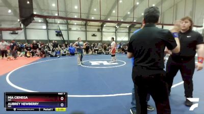 190 lbs Round 2 - Mia Cienega, WA vs Aubrey Newberry, WA