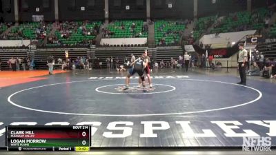 160 lbs Cons. Round 2 - Logan Morrow, White Plains vs Clark Hill, Pleasant Valley