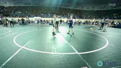 100 lbs Consi Of 8 #1 - Samual Rodriguez, OKC Saints Wrestling vs Liam Boylan, Norman Grappling Club