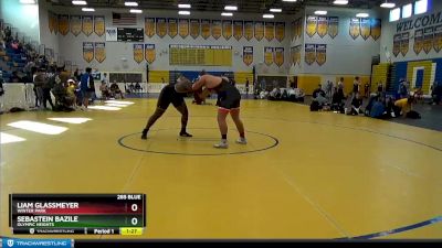 285 Blue Semifinal - Liam Glassmeyer, Winter Park vs Sebastein Bazile, Olympic Heights