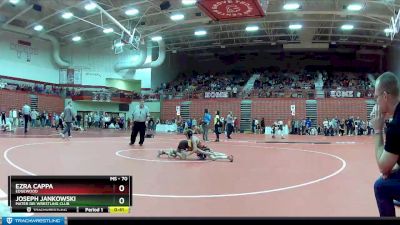 70 lbs Champ. Round 2 - Joseph Jankowski, Mater Dei Wrestling Club vs Ezra Cappa, Edgewood