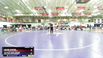 235 lbs 3rd Place Match - Jaycee Portee, Texas Womens University vs Payton Sholander, Wayland Baptist University