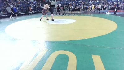 285 lbs Round 3 - Cameron Hanley, Camas Wrestling Club vs Nathan Wright, South West Washington Wrestling Club