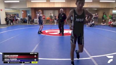 106 lbs Quarterfinal - Noah Rankin, Integrity Wrestling Club vs Adam Husseini, NOVA Wrestling Club