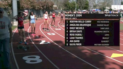 Women's 200m, Finals 5