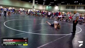 220 lbs Round 1 (6 Team) - Aiden Mozden, Ohio Titan Gold vs Dustin Edenfield, Camden Greasers