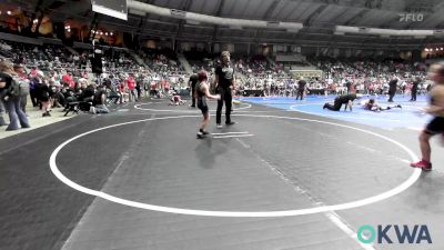 75 lbs Quarterfinal - Clara Paschall, Broken Arrow Wrestling Club vs Kyndal Austin, Sperry Wrestling Club