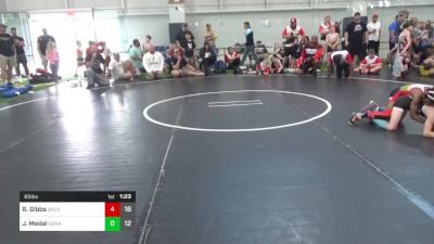 65 lbs Pools - Robert Gibbs, Backyard Brawlers vs Jojo Medal, Donahue W.A.