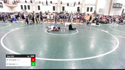 126 lbs Consi Of 8 #1 - Braeden Thrasher, North Attleborough vs Boden Dormer, Saint John's Prep