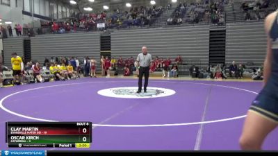 220 lbs Semis & 1st Wrestleback (8 Team) - Ryker Dehaven, Evansville Mater Dei vs Jackson Weingart, Cathedral