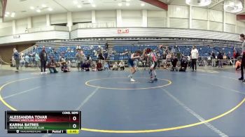 69 lbs Cons. Semi - Karina Batres, South Side Wrestling Club vs Alessandra Tovar, Prosser Wrestling Academy