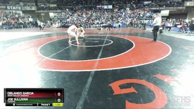 4A 144 lbs Champ. Round 1 - Orlando Garcia, West Valley (Yakima) vs Joe Sullivan, Tahoma