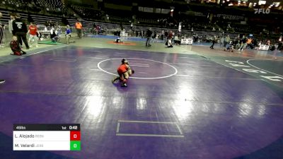 45 lbs 7th Place - Leo Alojado, RedNose Wrestling School vs Marco Velardi, Jersey 74