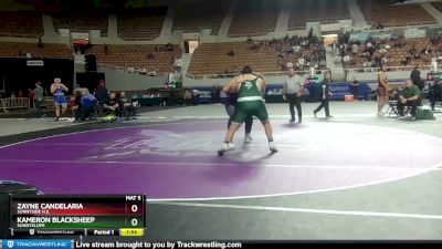 D1-285 lbs Champ. Round 1 - Kameron Blacksheep, Sunnyslope vs Zayne Candelaria, Sunnyside H.S.