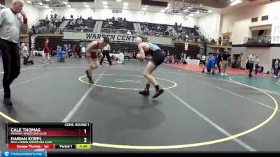 113 lbs Cons. Round 1 - Darian Koepl, Rick Larsen Wrestling Club vs Cale Thomas, Prodigy Wrestling Club