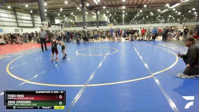 81 lbs Round 1 - Zeke Swensen, Great Neck Wrestling Club vs Theo King, Matoaca Wrestling Club