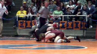 Kevin Steinhaus wins a great exchange against Josh Ihnen