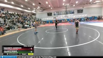 105 lbs Cons. Round 2 - Nazareth Anderson, Sheridan Wrestling Club vs Maurice Roque, Sheridan Wrestling Club