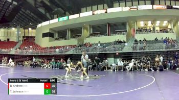 106 lbs Round 2 (8 Team) - Darrek Andrew, Lincoln Southeast vs Trip Johnson, Gretna