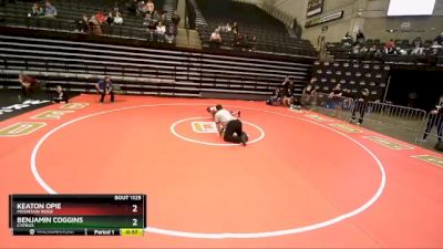 153 lbs Cons. Round 6 - Keaton Opie, Mountain Ridge vs Benjamin Coggins, Cyprus