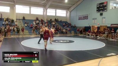 285 lbs Semis & 1st Wb (8 Team) - Kaleb Disharoon, Central Carroll vs Nate Brazier, Chestatee