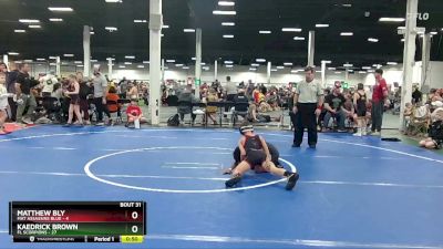 68 lbs Round 7 (10 Team) - Kaedrick Brown, FL Scorpions vs Matthew Bly, Mat Assassins Blue