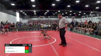 55 lbs Quarterfinals (8 Team) - Kenny Hartman, Team Missouri (MO) vs Logan VALLALLA, Elite Ath Club DZ (IN)
