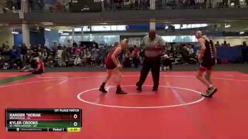 130 lbs Finals (2 Team) - Kyler Crooks, St. Paris Graham vs Xander *Horak, Brecksville